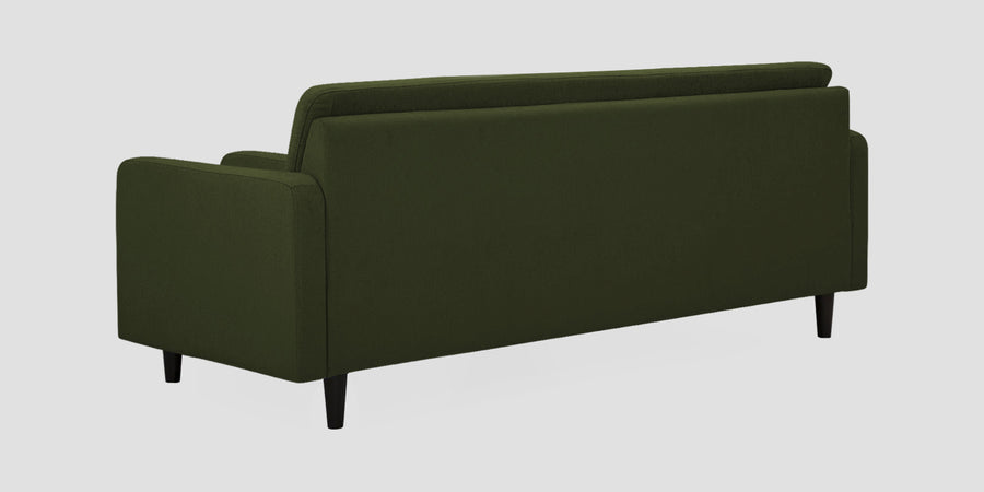 Noha Fabric 3 Seater Sofa In Olive Green Colour - Febonic Living