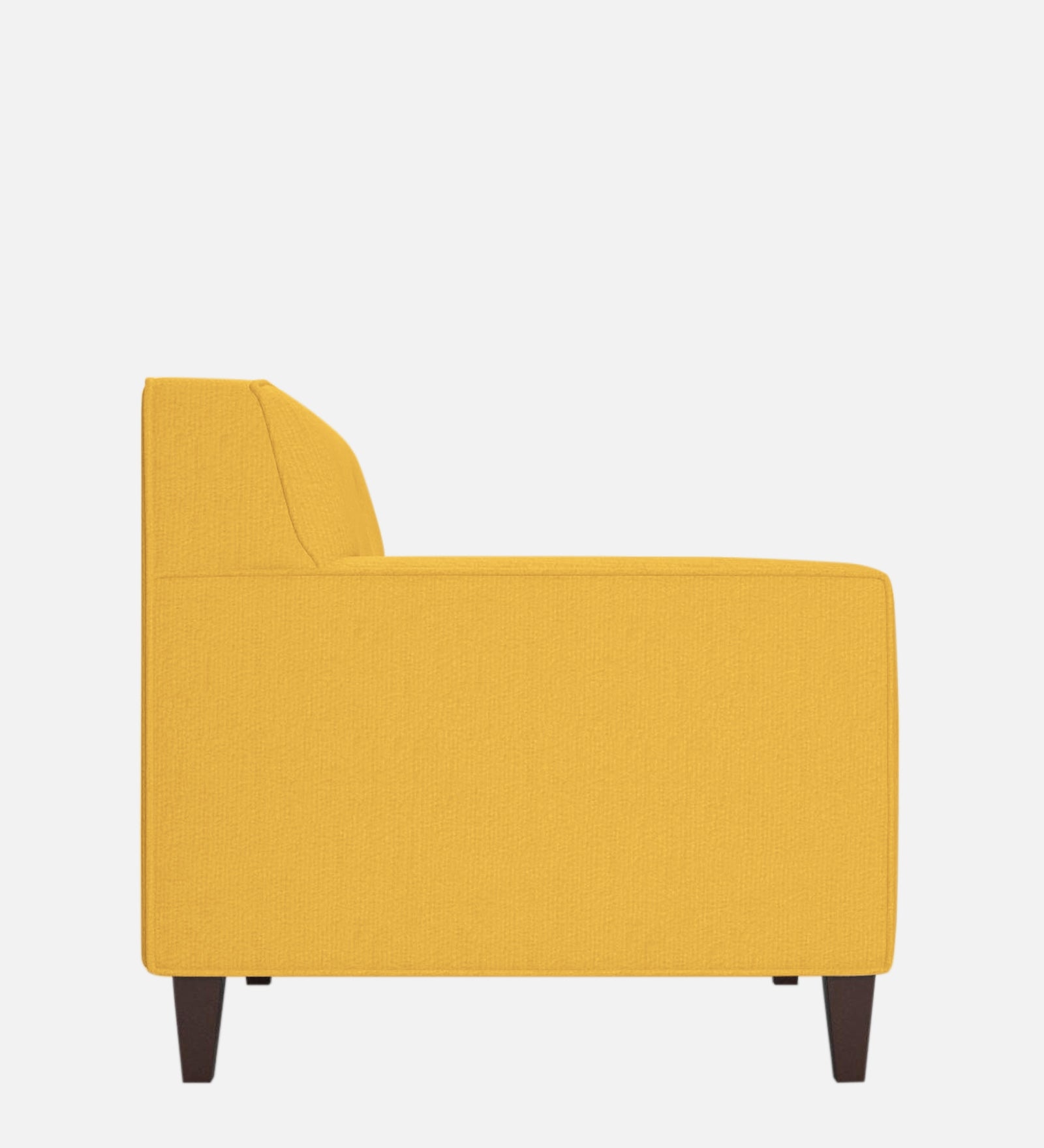 Miller Fabric 1 Seater Sofa in Bold Yellow Colour