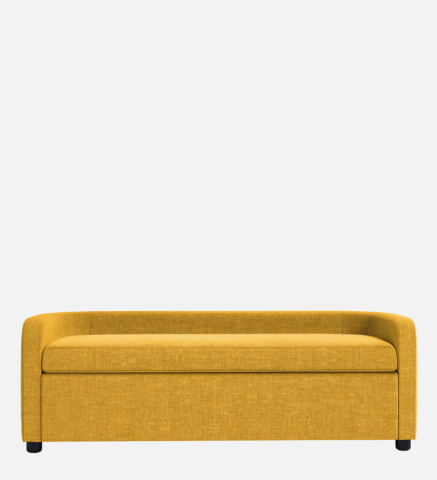 Cooper Fabric Storage Bench In Bold Yellow Colour - Febonic Living