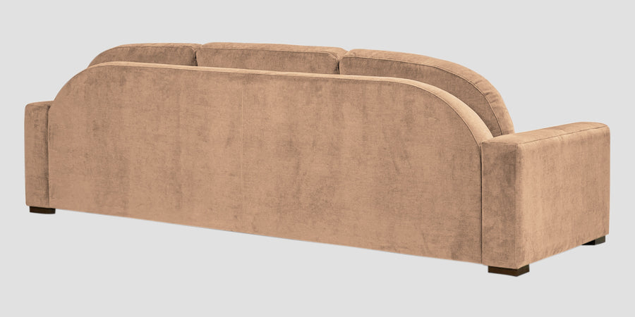 Dara Fabric 3 Seater Sofa In Cosmic Beige Colour - Febonic Living