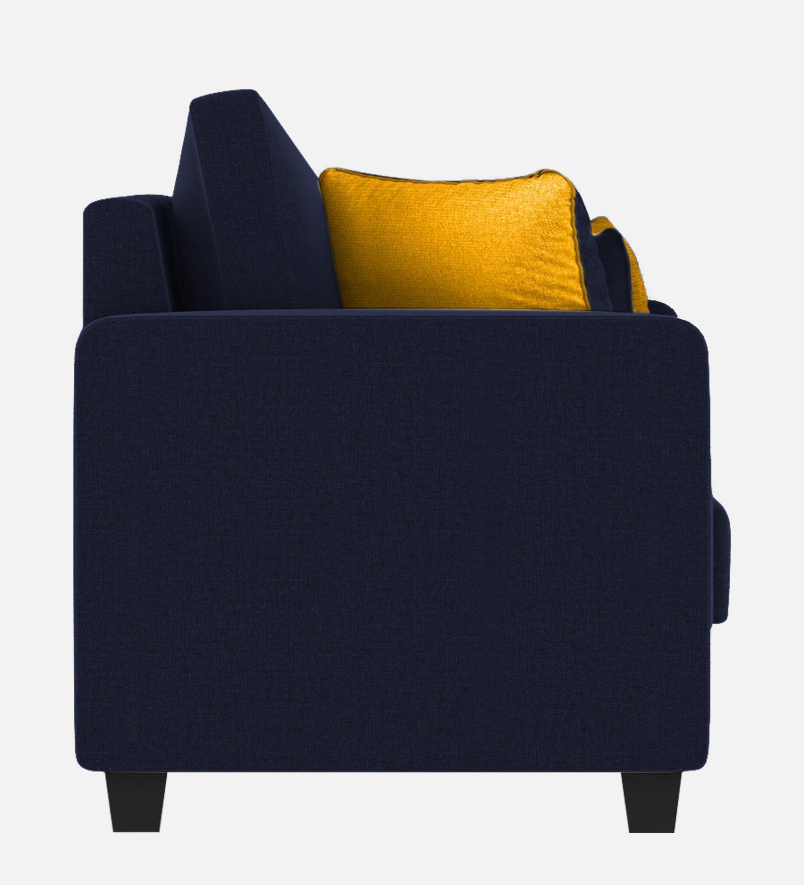 Nabi Fabric 1 Seater Sofa In Royal Blue Colour