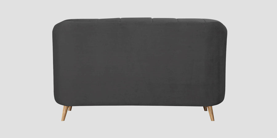 Kaylee Velvet 2 Seater Sofa In Davy Grey Colour - Febonic Living