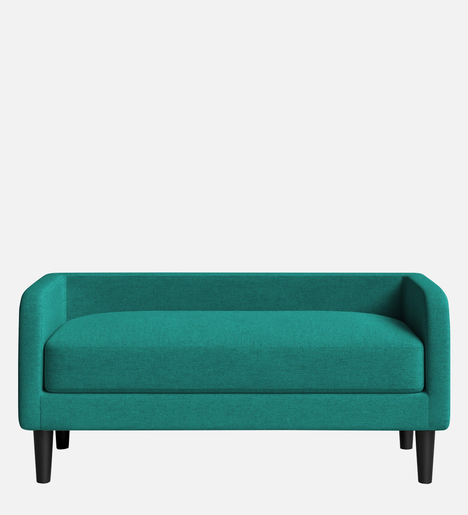 Maya Fabric Bench In Sea Green Colour