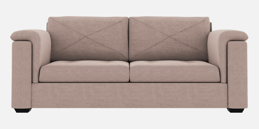 Andres Fabric 3 Seater Sofa In Mush Beige Colour - Febonic Living