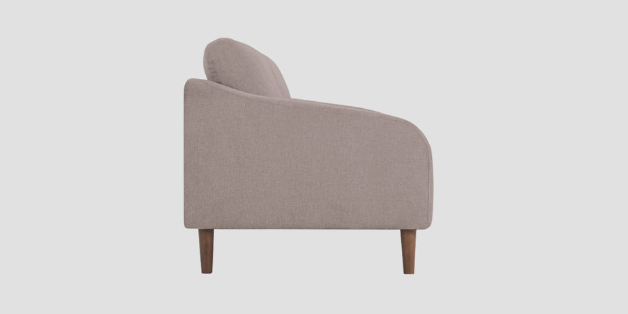 Elara Fabric 2 Seater Sofa In Almond Beige Colour - Febonic Living