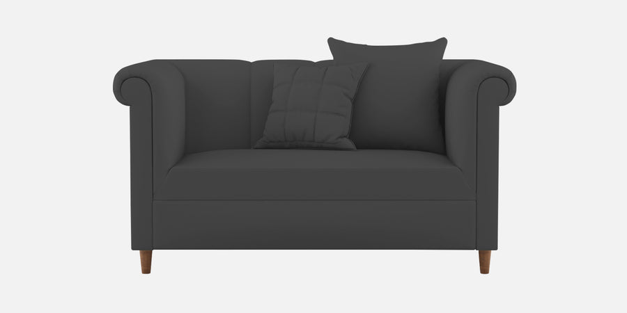 Rubi Velvet 2 Seater Sofa In Davy Grey Colour - Febonic Living