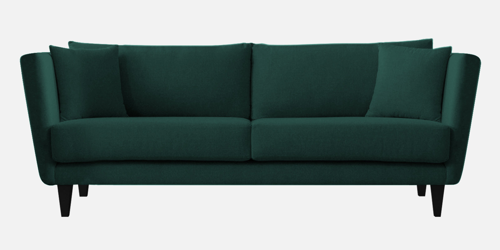 Norway Velvet 3 Seater Sofa In Forest Green Colour