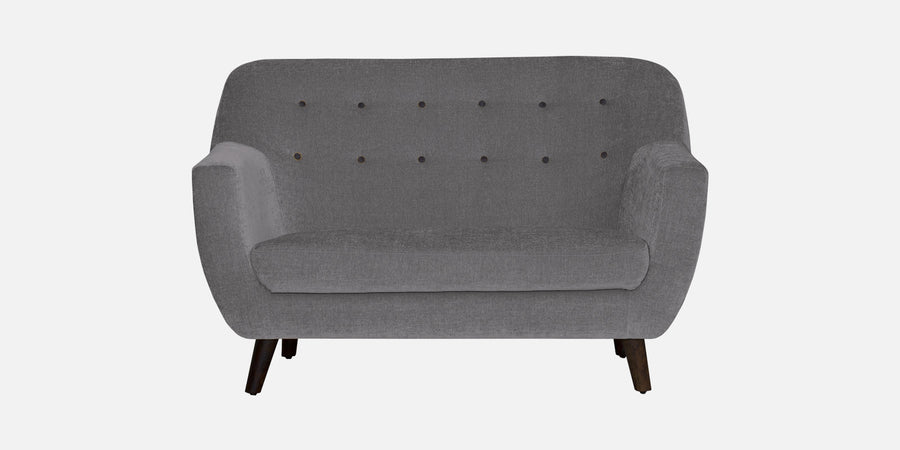German Fabric 2 Seater Sofa In Sudo Grey Colour - Febonic Living