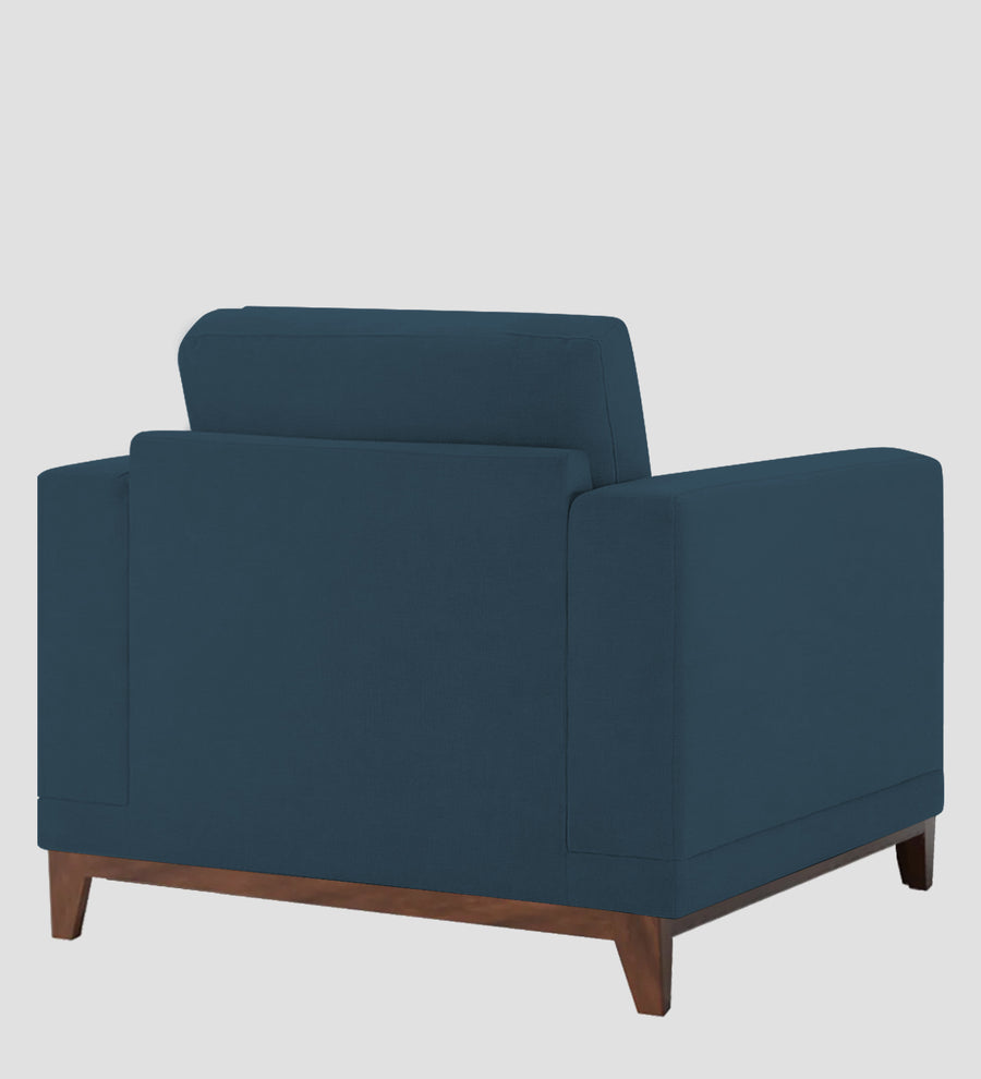 Esha Fabric 1 Seater Sofa In Cool Blue Colour - Febonic Living
