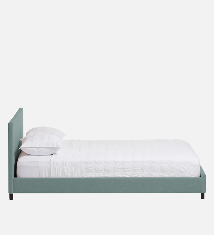 Lora Fabric Upholstered King Size Bed In Suka Blue Colour - Febonic Living