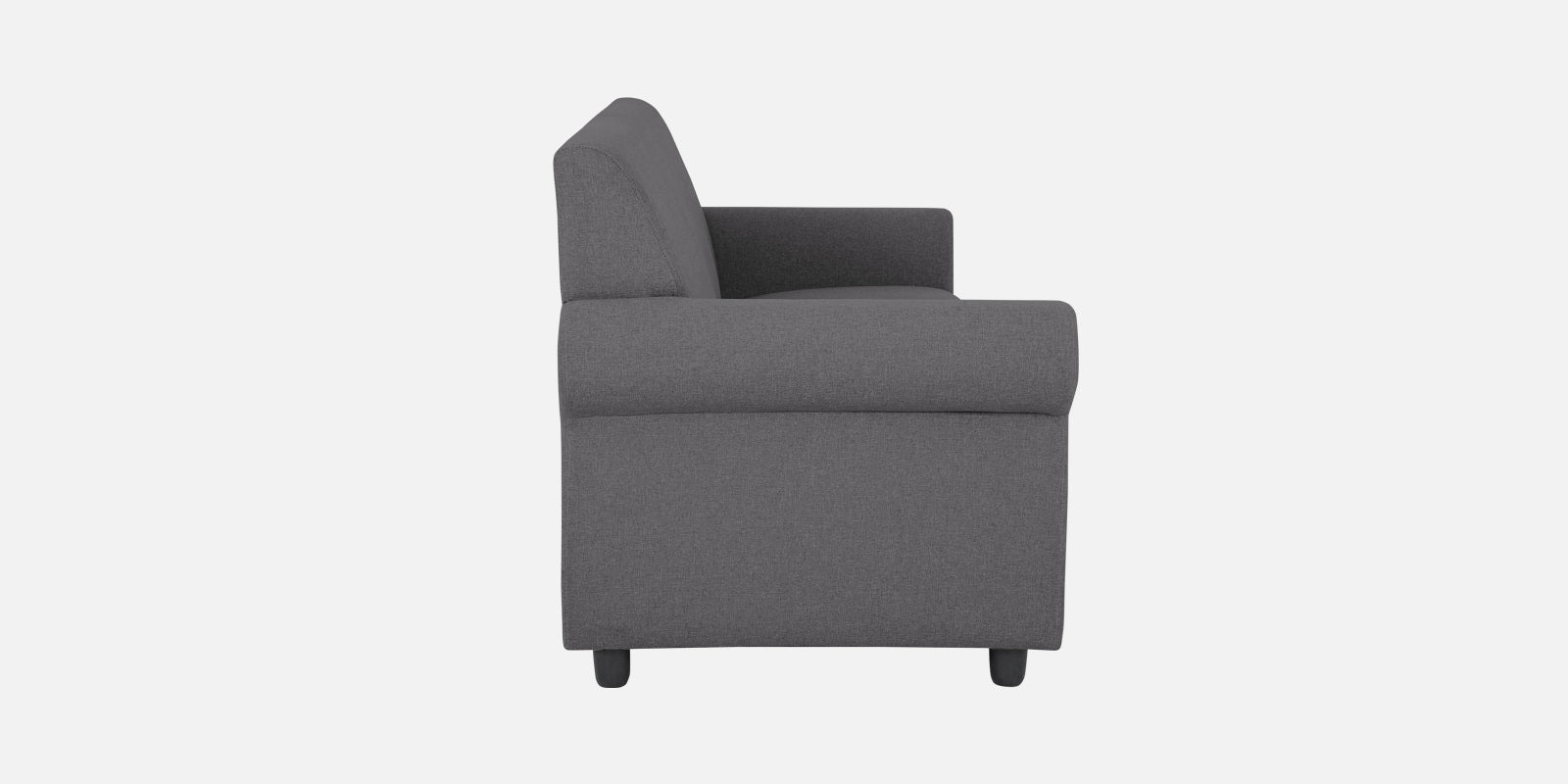 Ribby Fabric 3 Seater Sofa in Sudo Grey Colour