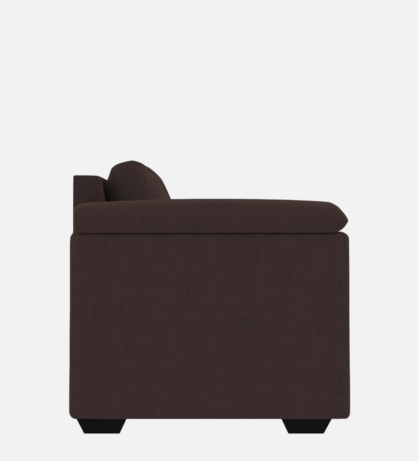 Andry Fabric 1 Seater Sofa in Coco Brown Colour