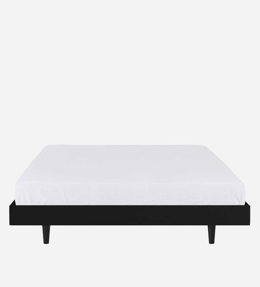 Basi Fabric Upholstered King Size Bed In Zed Black Colour - Febonic Living