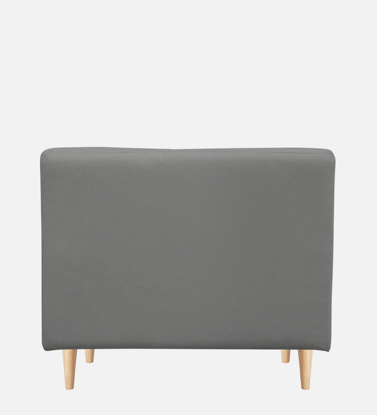 Woody Fabric 1 Seater Sofa in Concrete Grey Colour