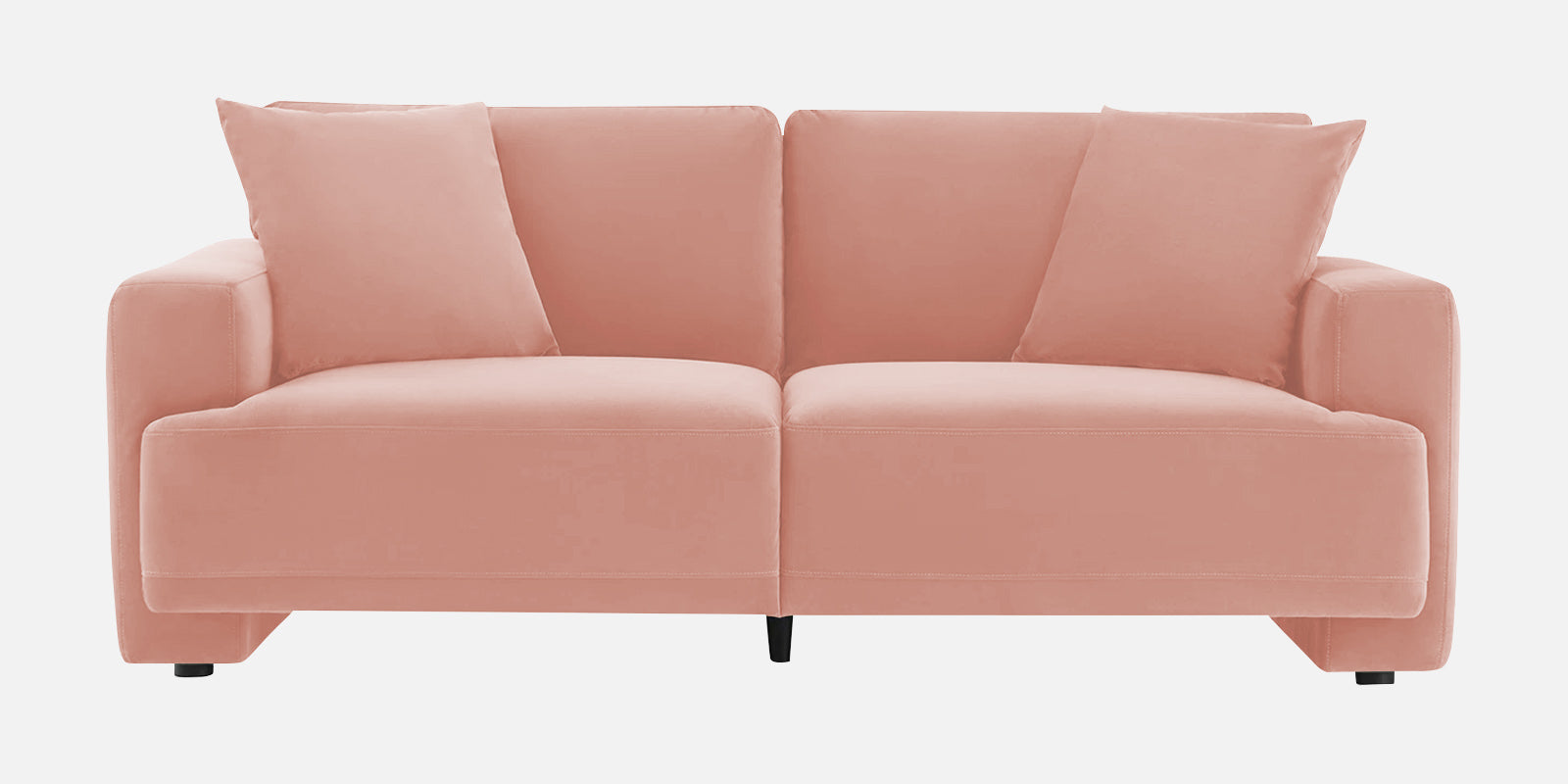 Kosta Velvet 2 Seater Sofa in Blush Pink Colour