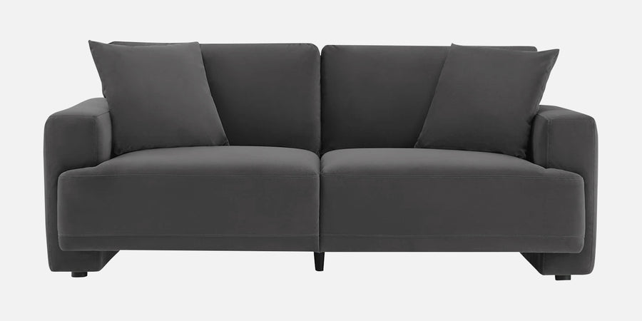 Kosta Velvet 2 Seater Sofa In Davy Grey Colour - Febonic Living