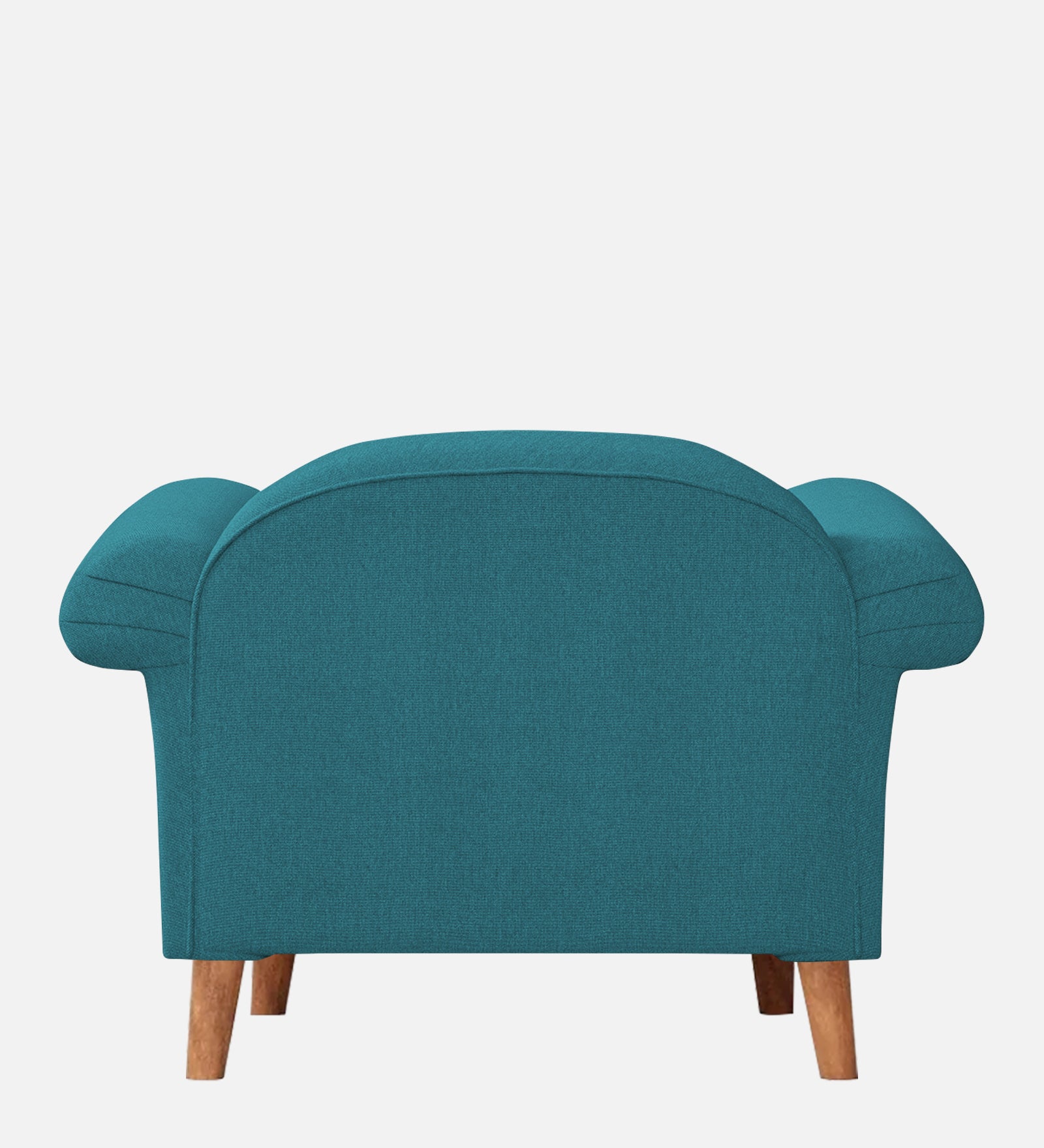 Barber Fabric 1 Seater Sofa in Water Blue Colour