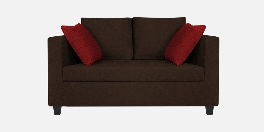 Nuska Fabric 2 Seater Sofa In Cidar Brown Colour - Febonic Living