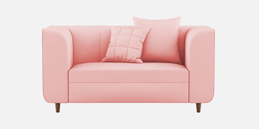Sumo Velvet 2 Seater Sofa In Millennial Pink Colour - Febonic Living