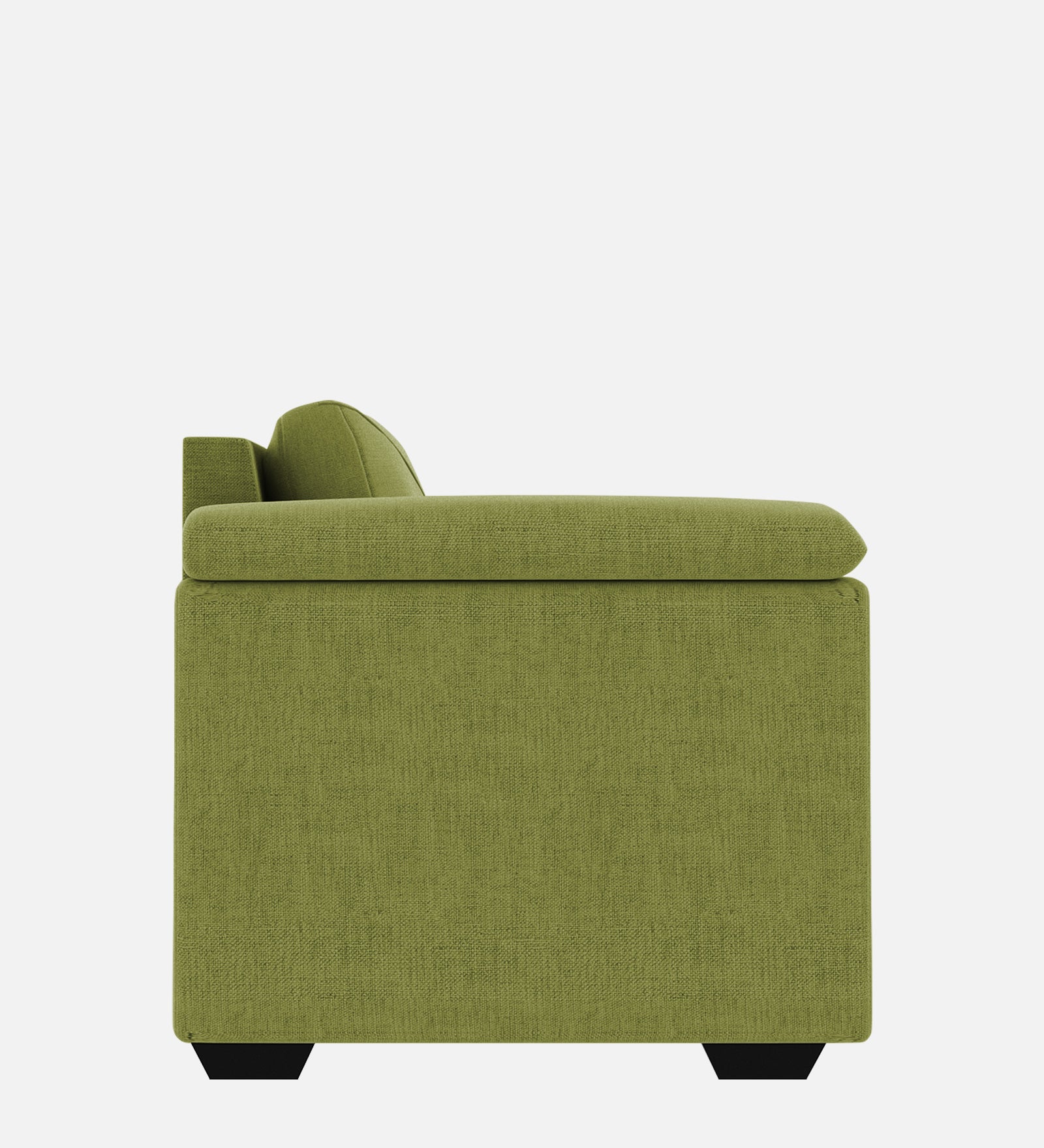 Andry Fabric 1 Seater Sofa in Lime Green Colour