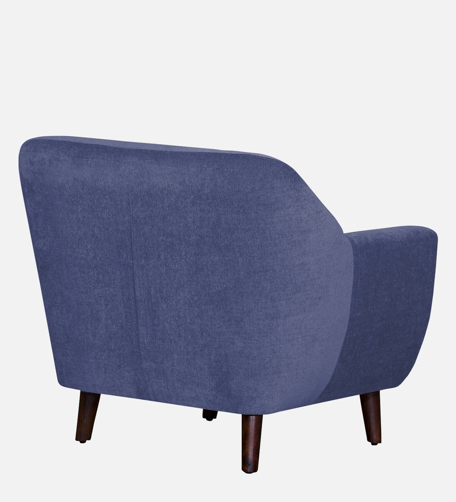 German Fabric 1 Seater Sofa In Slate Blue Colour - Febonic Living