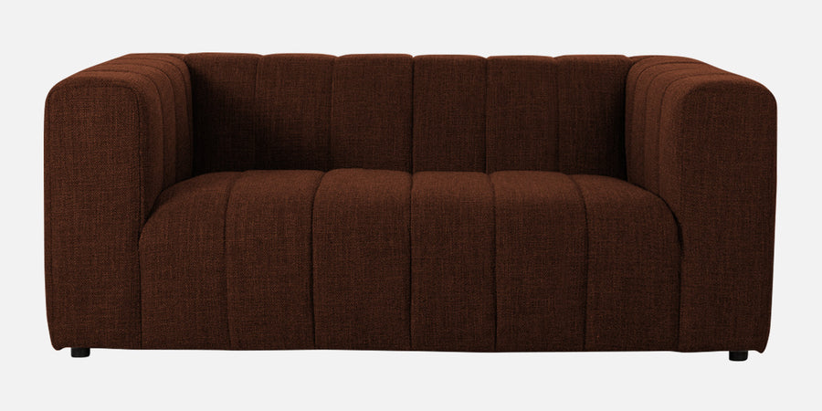 Lara Fabric 2 Seater Sofa In Coffee Brown Colour - Febonic Living