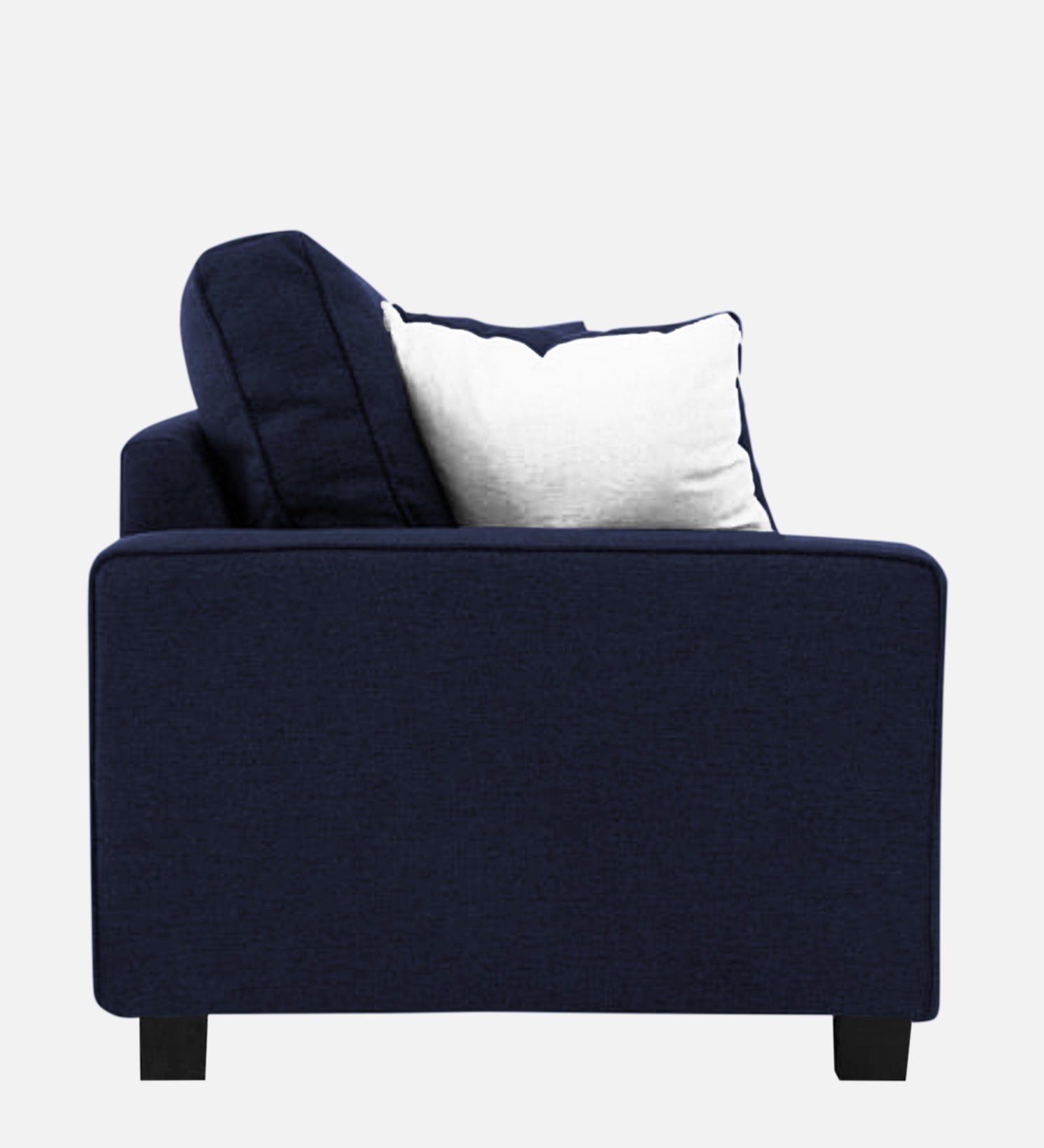 Ladybug Fabric 1 Seater Sofa In Royal Blue Colour