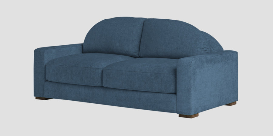 Dara Fabric 2 Seater Sofa In Light Blue Colour - Febonic Living
