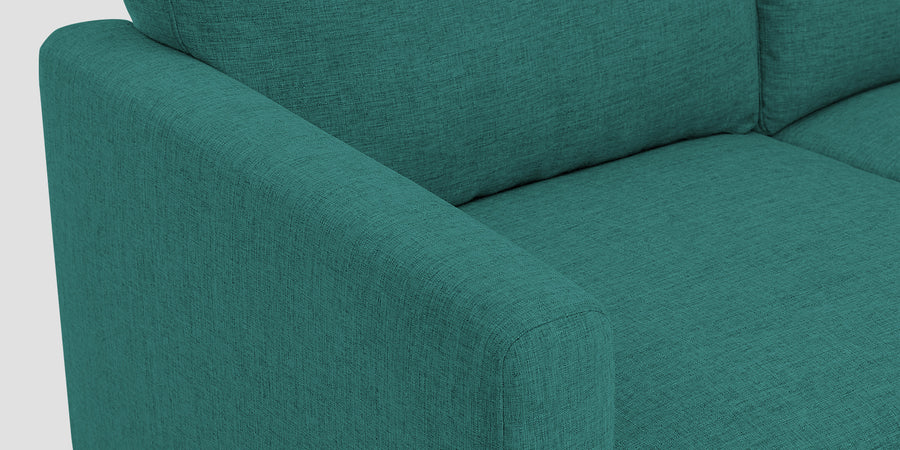 Romie Fabric Rhs Sectional Sofa 2 Lounger In Sea Green Colour - Febonic Living