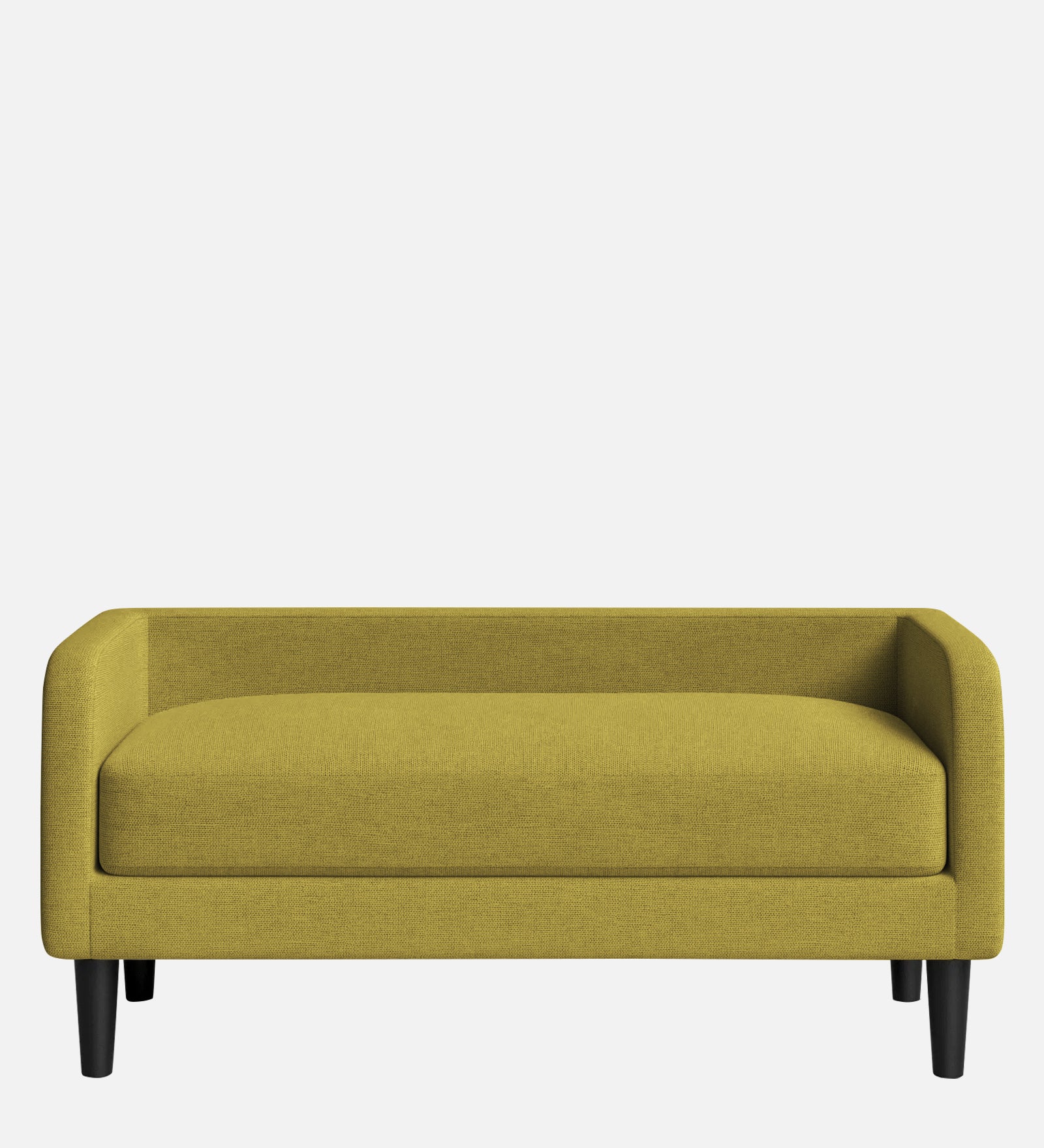 Maya Fabric Bench In Parrot Green Colour