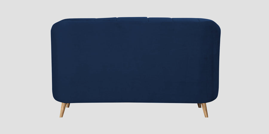 Kaylee Velvet 2 Seater Sofa In Imperial Blue Colour - Febonic Living