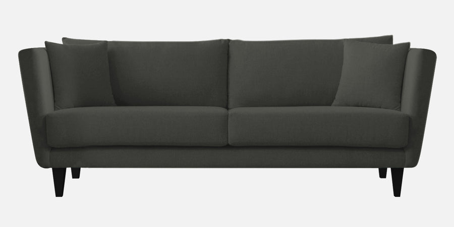 Norway Velvet 3 Seater Sofa In Hory Grey Colour - Febonic Living