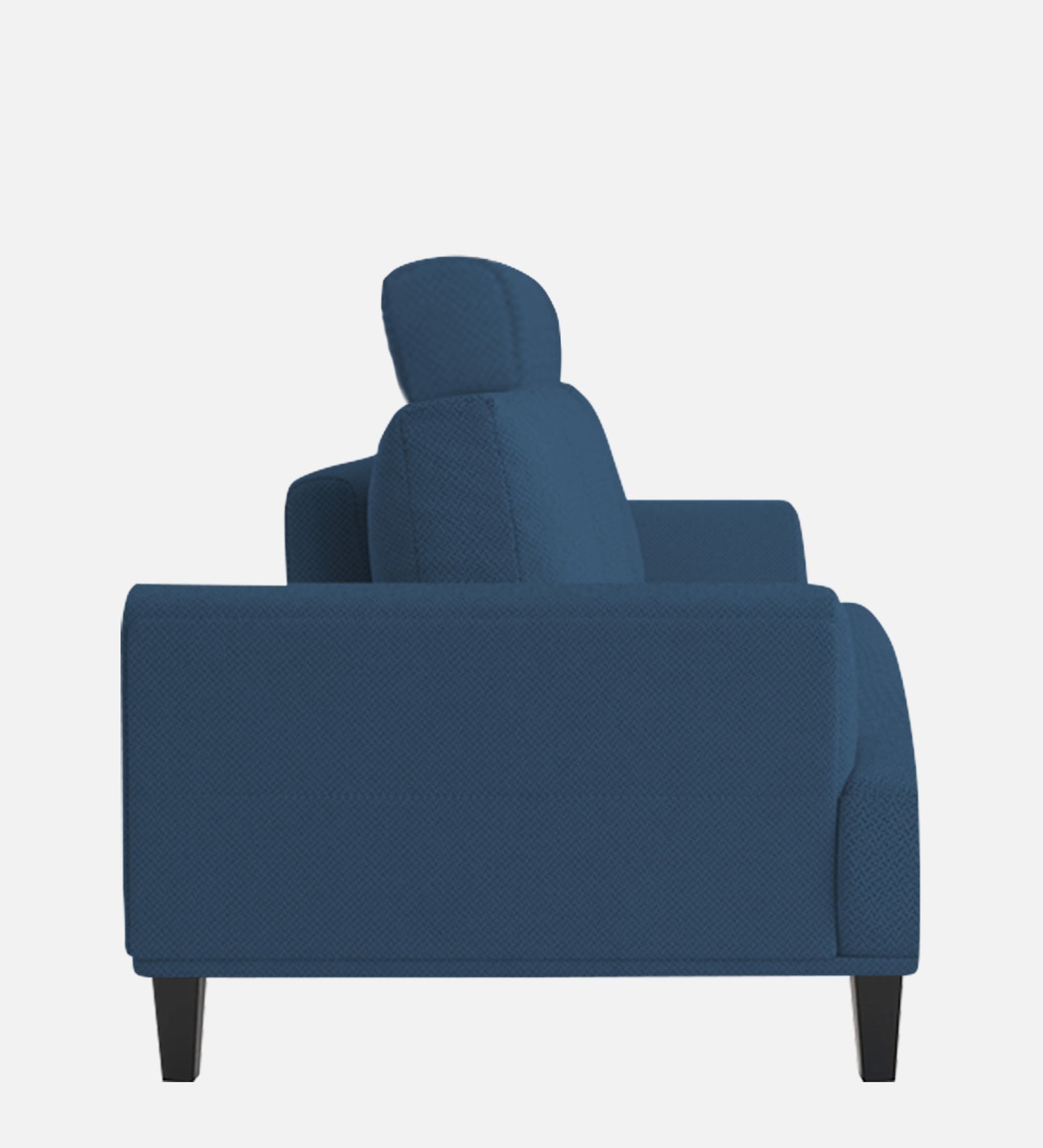 Como Fabric 1 Seater Sofa in Light Blue Colour