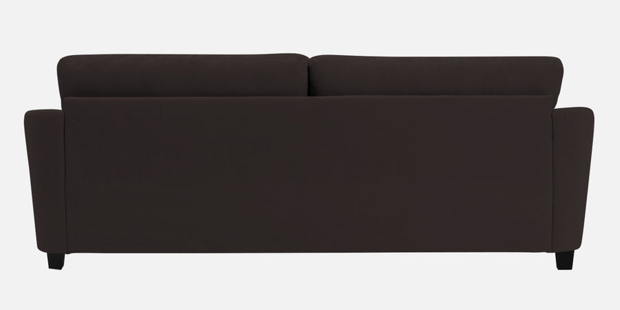 Mulan Fabric 3 Seater Sofa In Pebble Brown Colour - Febonic Living