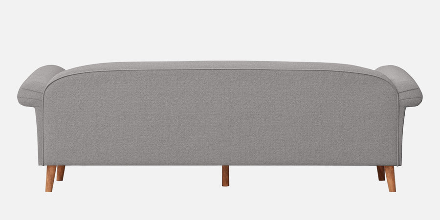 Barber Fabric 3 Seater Sofa In Silver Grey Colour - Febonic Living