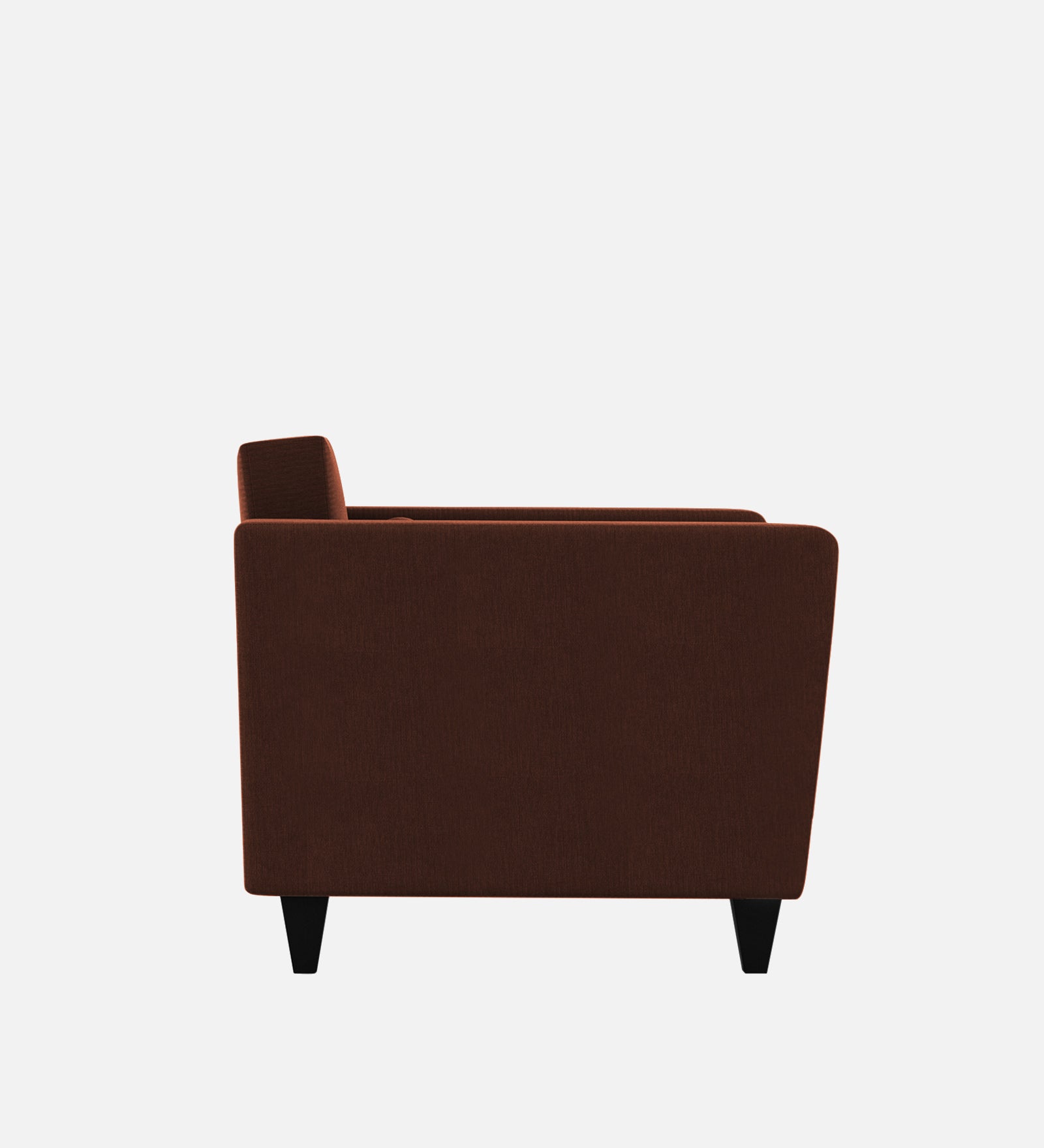 Tokyo Fabric 1 Seater Sofa in Coffee Brown Colour