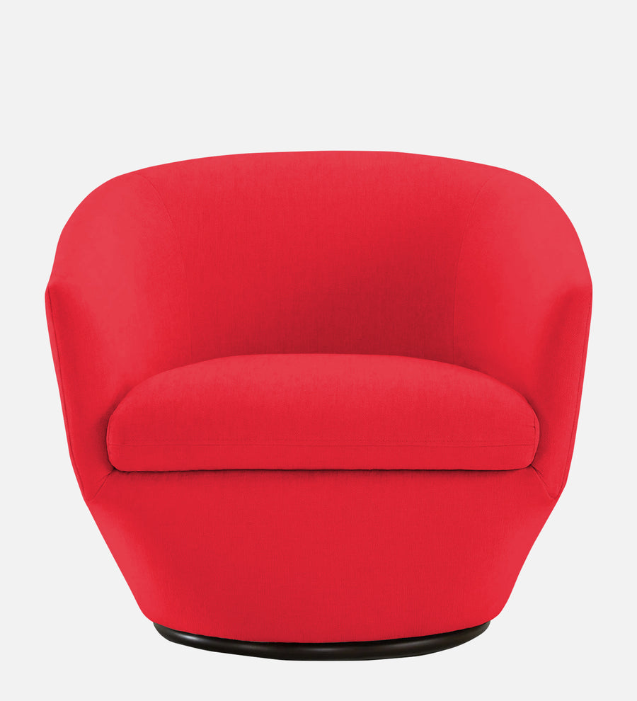 Haddie Velvet Swivel Chair In Ox Blood Maroon Colour - Febonic Living
