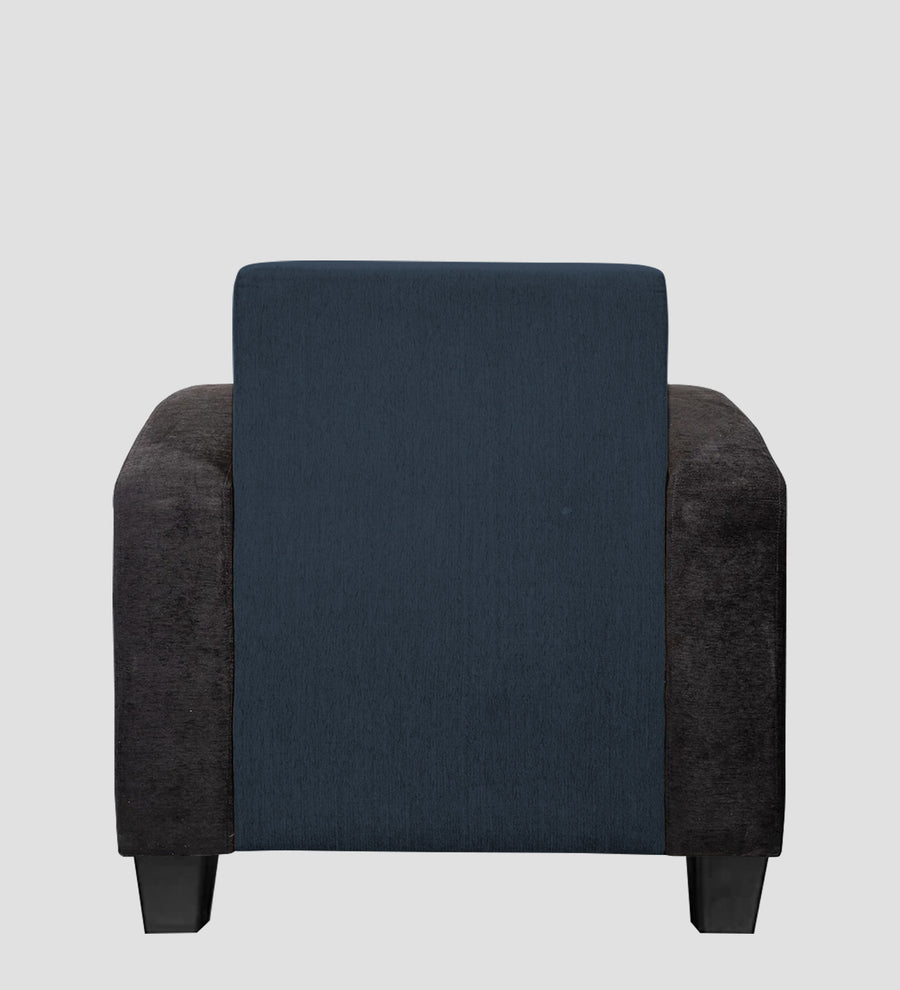 Alex Fabric 1 Seater Sofa In Denim Blue Colour - Febonic Living