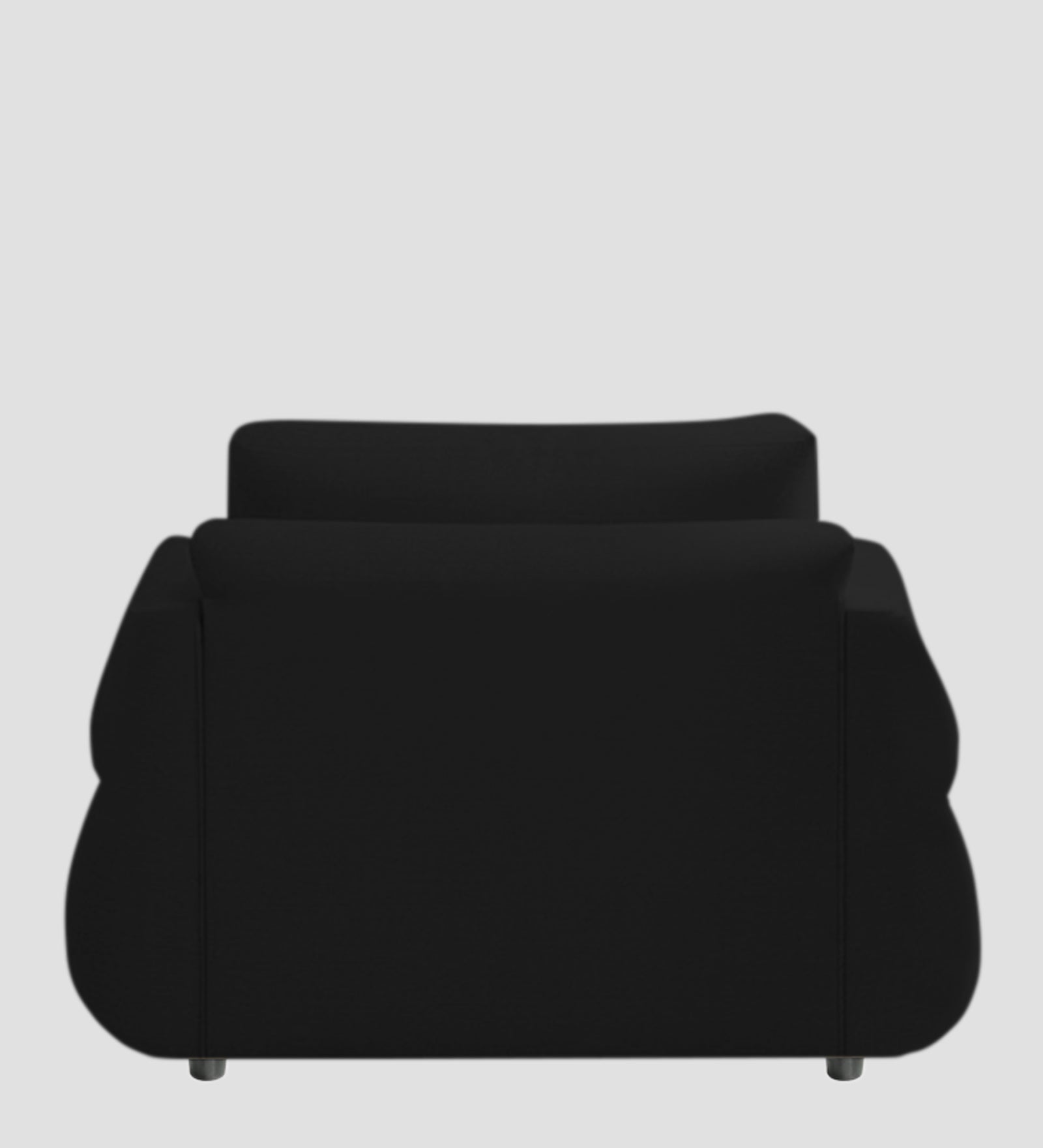 Jack Fabric 1 Seater Sofa In  Zed Black Colour - Febonic Living