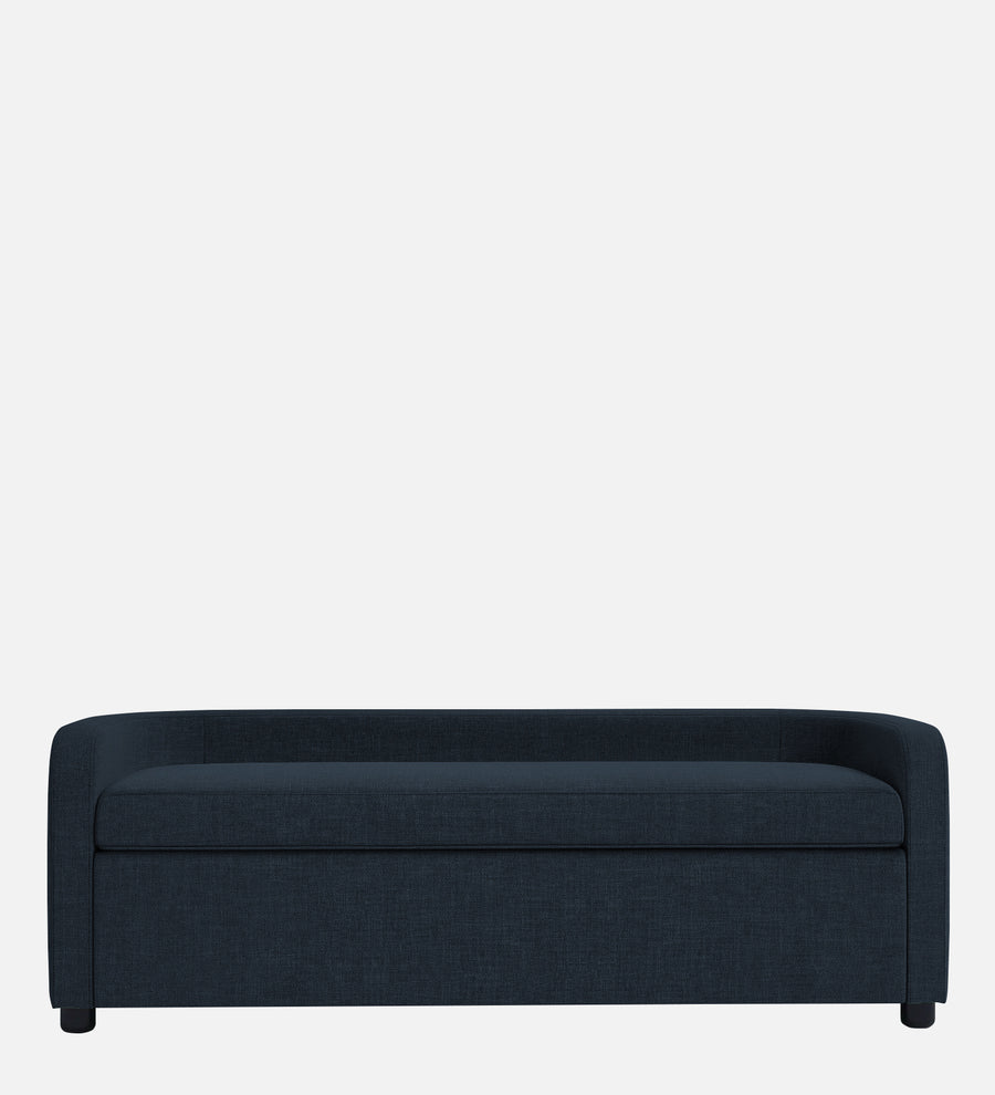 Cooper Fabric Storage Bench In Denim Blue Colour - Febonic Living