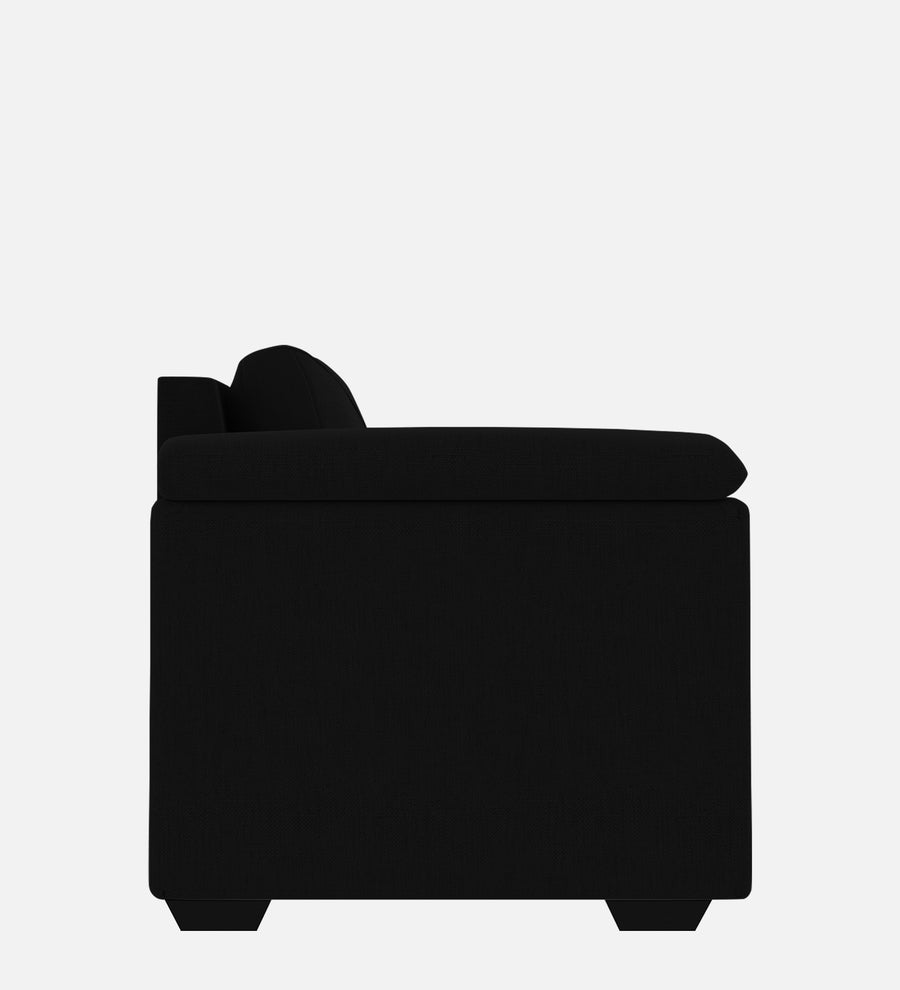 Andres Fabric 1 Seater Sofa In Heather Black Colour - Febonic Living