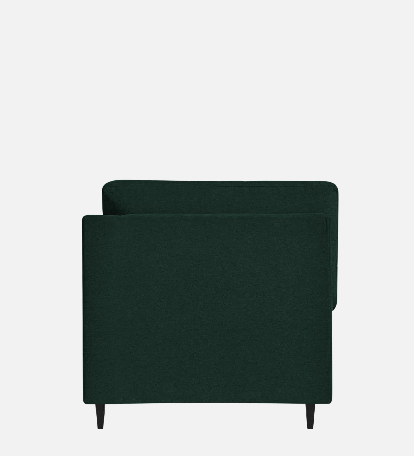 Jonze Velvet LHS Chaise Lounger in Forest Green Colour