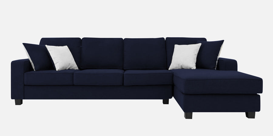 Ladybug Fabric Lhs Sectional Sofa 3 Lounger In Royal Blue Colour - Febonic Living