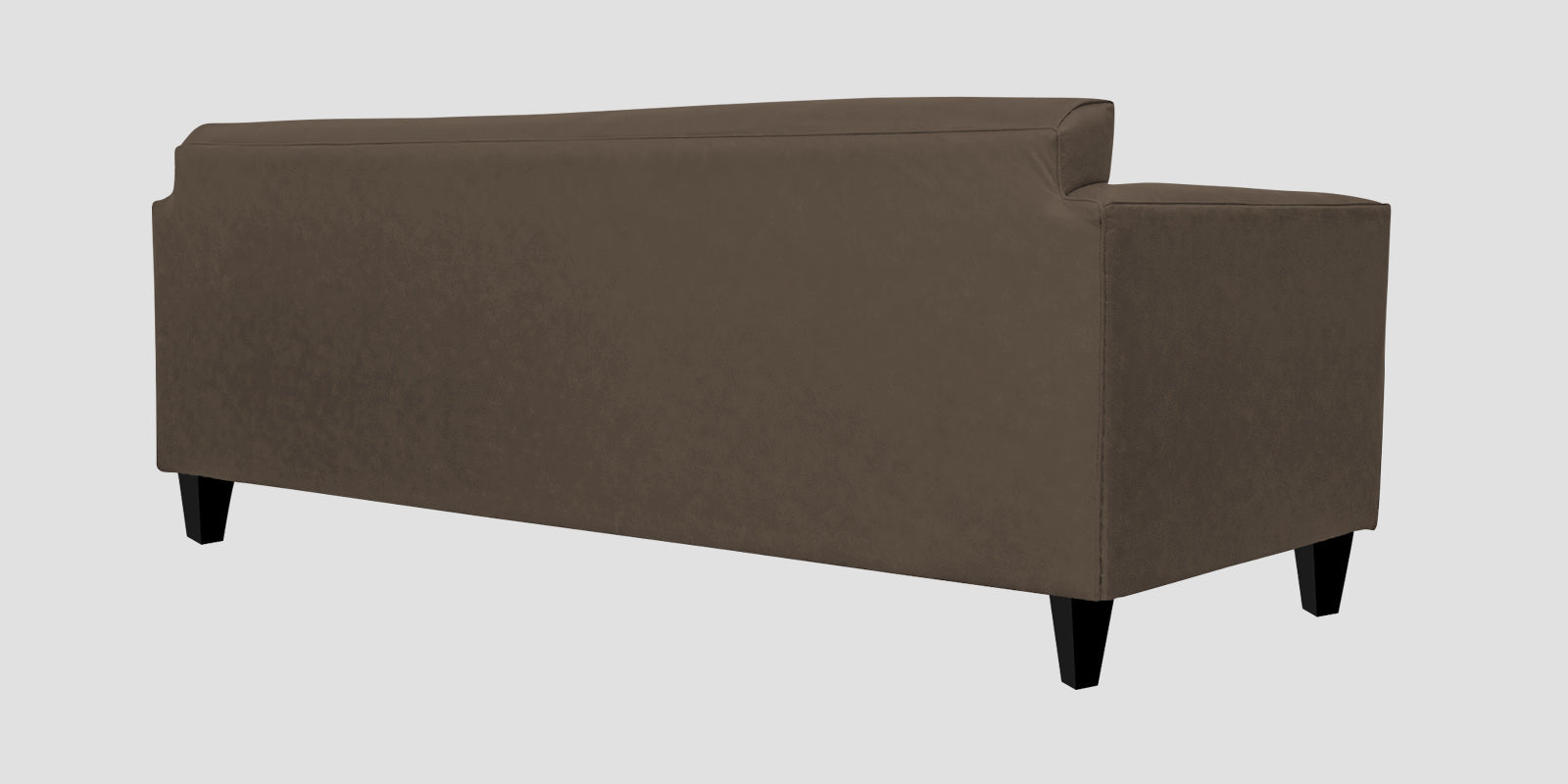 Convi Leatherette 3 Seater Sofa In Peca Brown Colour - Febonic Living
