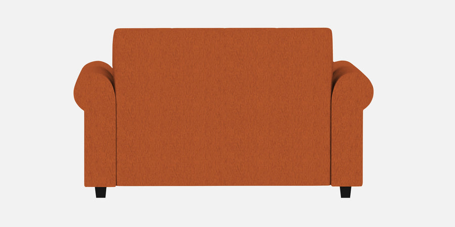 Derado Fabric 2 Seater Sofa In Vivid Orange Colour - Febonic Living