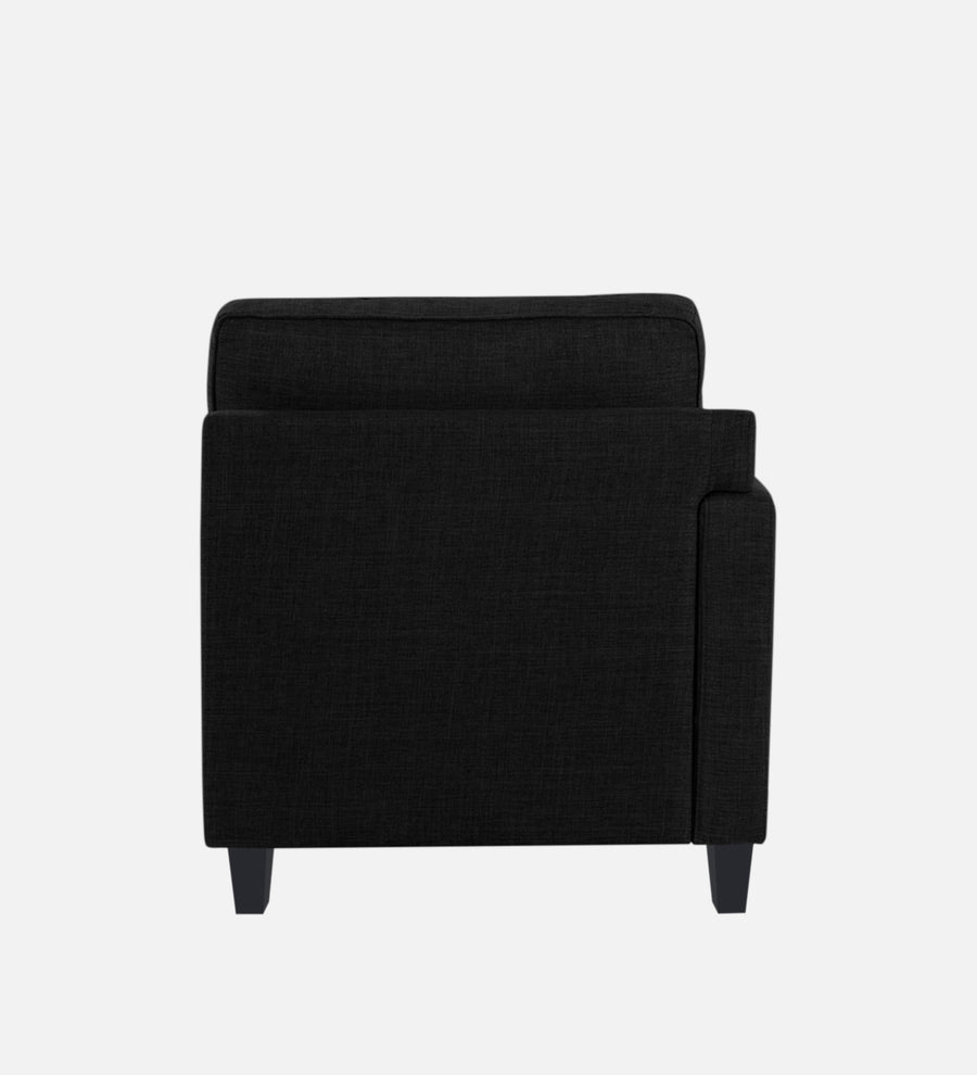 Harry Fabric Lhs Chaise Lounger In Zed Black Colour - Febonic Living