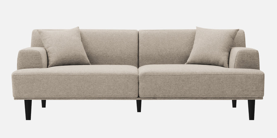 Cobby Fabric 3 Seater Sofa In Khaki Beige Colour - Febonic Living