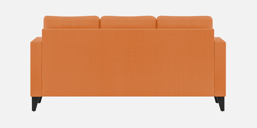 Nori Fabric 3 Seater Sofa In Dark Orange Colour - Febonic Living