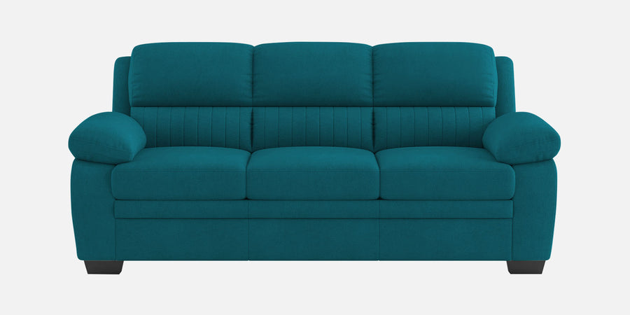 Cantaberry Velvet 3 Seater Sofa In Pine Green Colour - Febonic Living