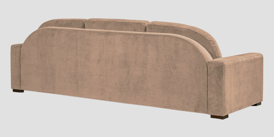 Dara Fabric 3 Seater Sofa In Cookie Beige Colour - Febonic Living